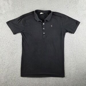 Father Sons Polo Shirt Mens XL (M) Black Short Sleeve Casual